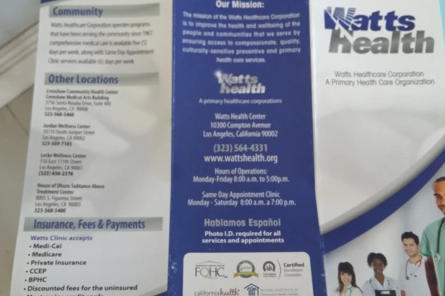 Watts Health - House of Uhuru