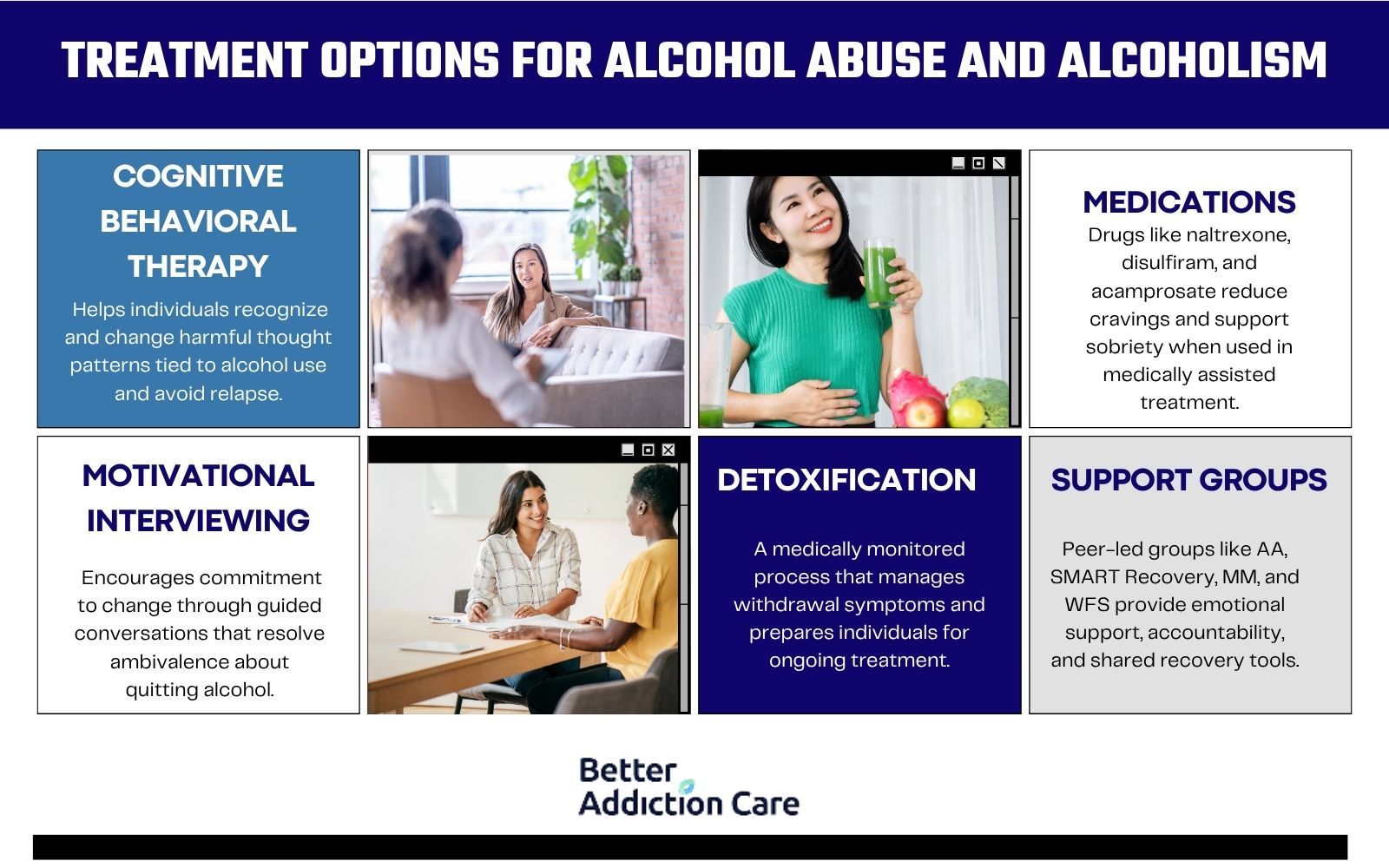 Treatment Options for Alcohol Abuse and Alcoholism