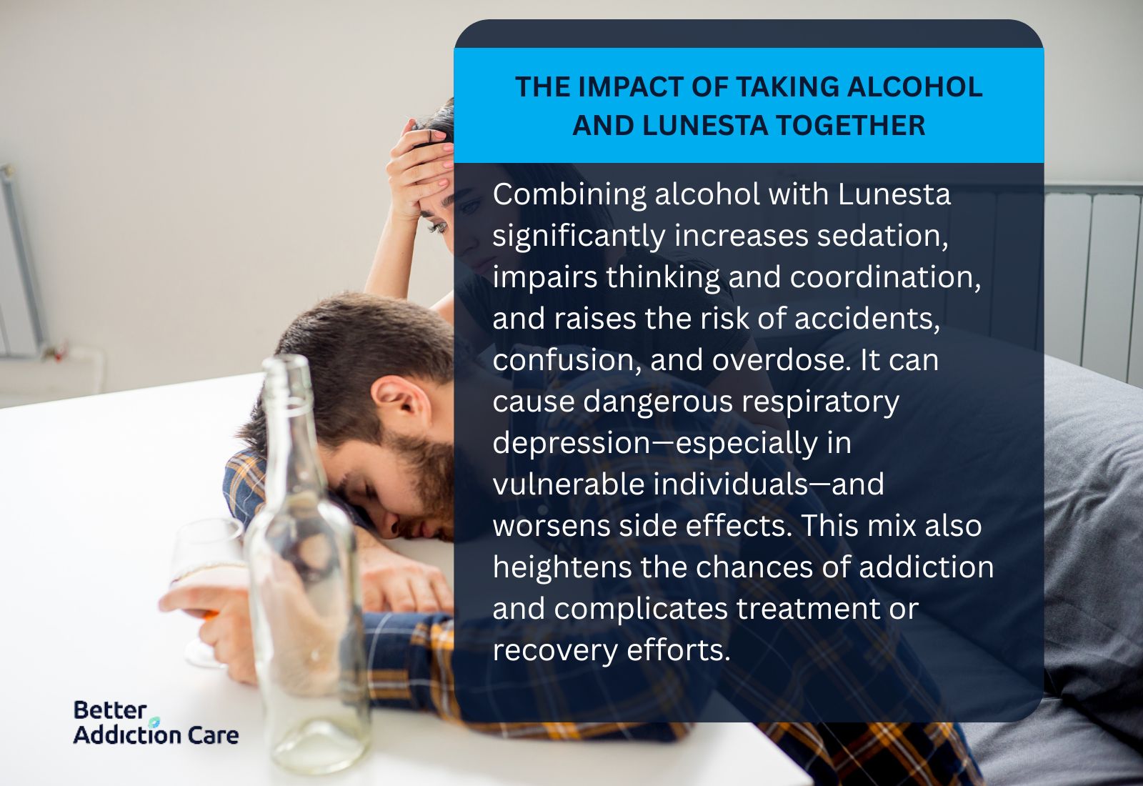 The Impact of Taking Alcohol and Lunesta Together