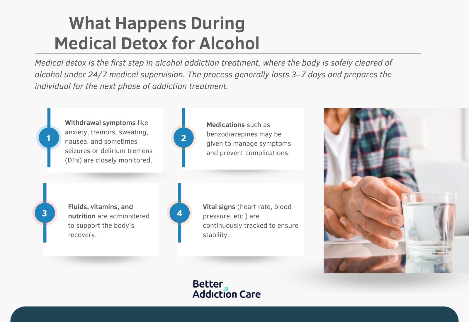 What Happens During Medical Detox for Alcohol