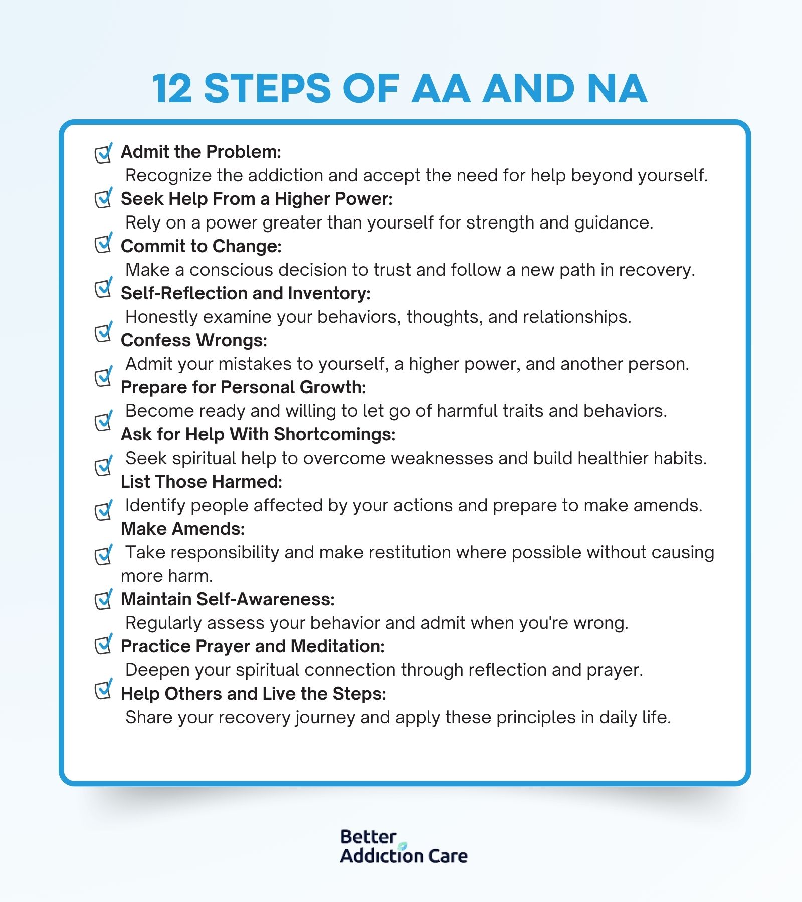 Ready to Get Sober? Here are AA and NA 12 Steps for You Ready to Get Sober? Here are AA and NA 12 Steps for You