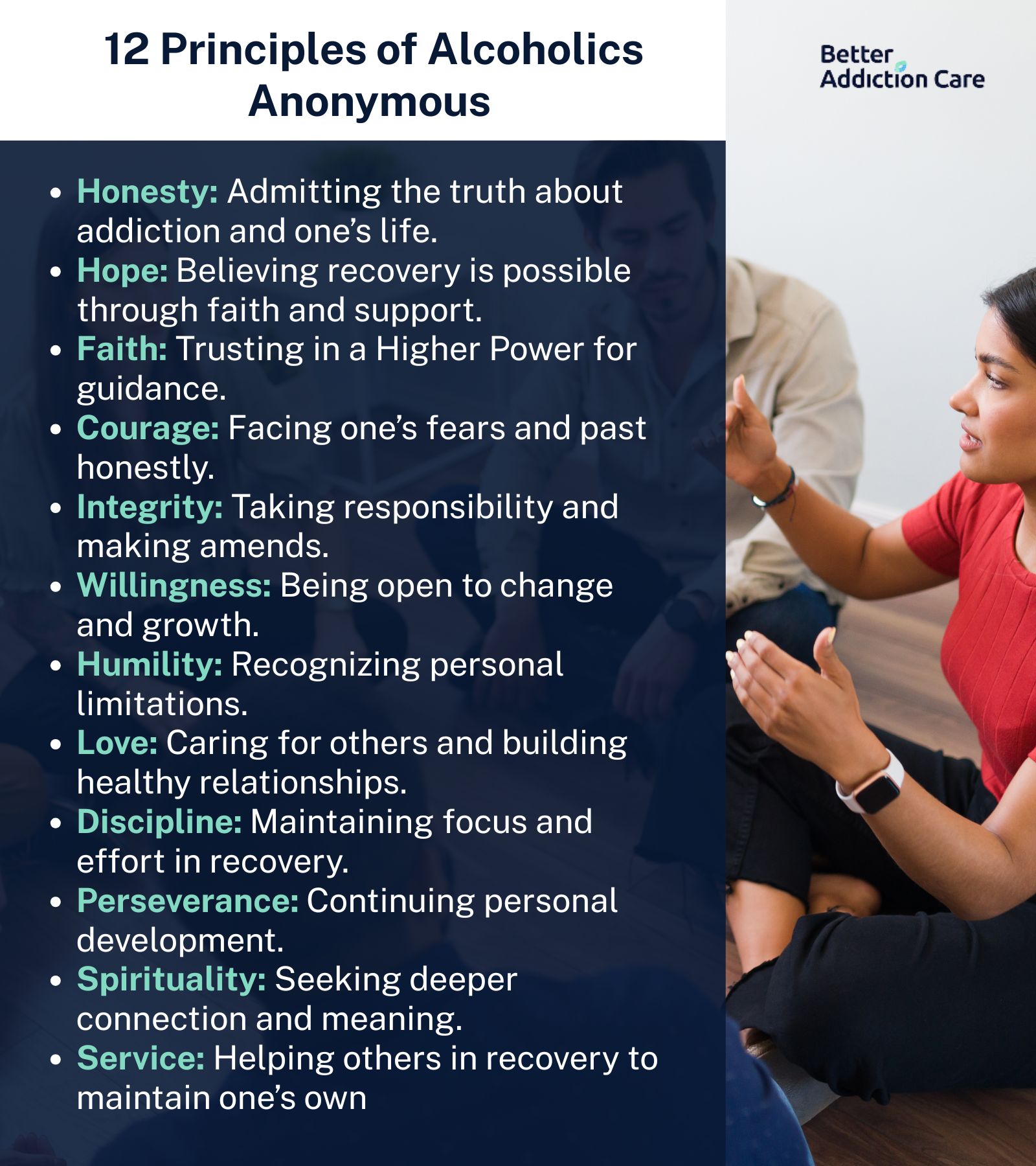 12 Principles of Alcoholics Anonymous