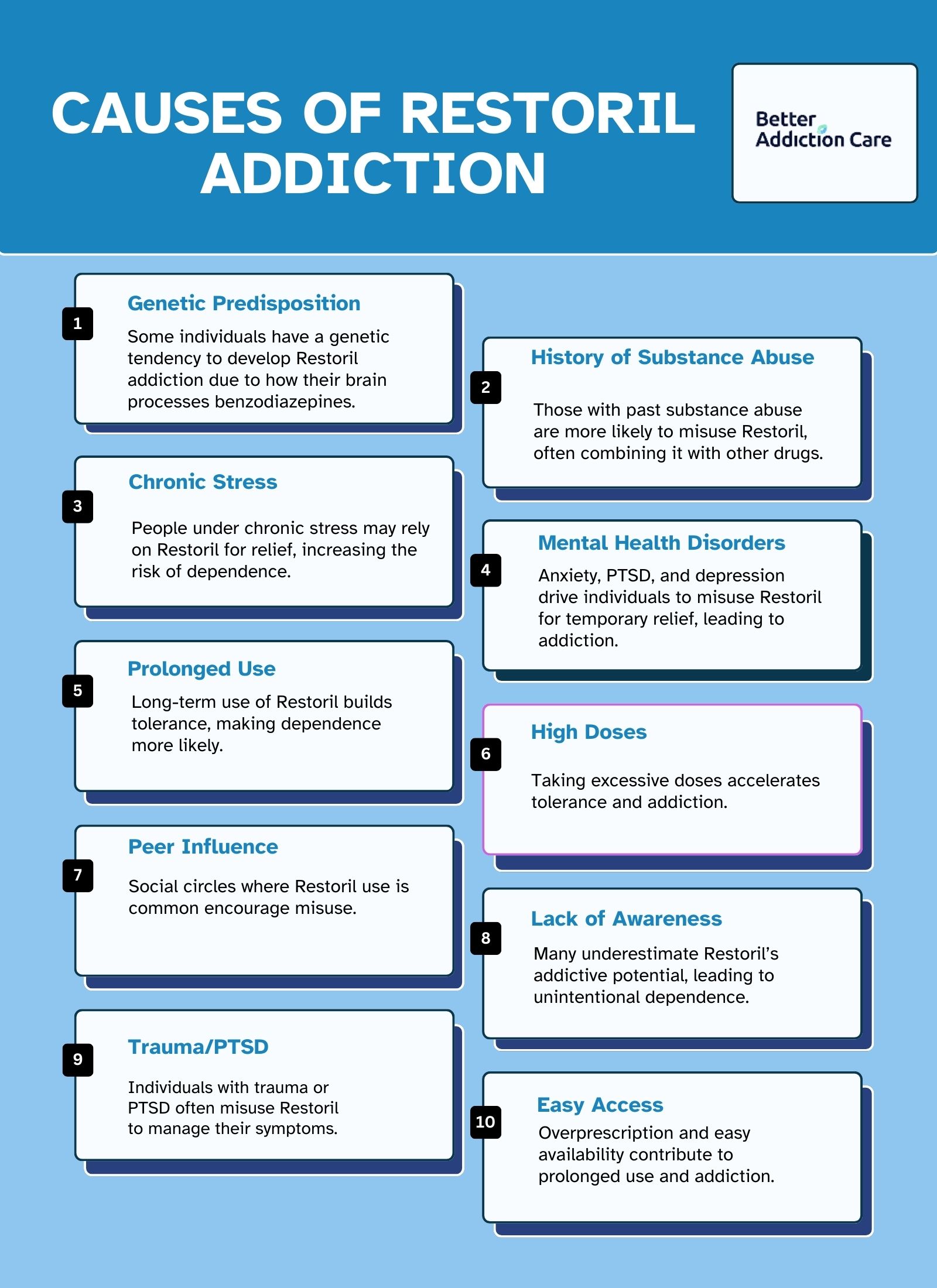 Causes of Restoril Addiction