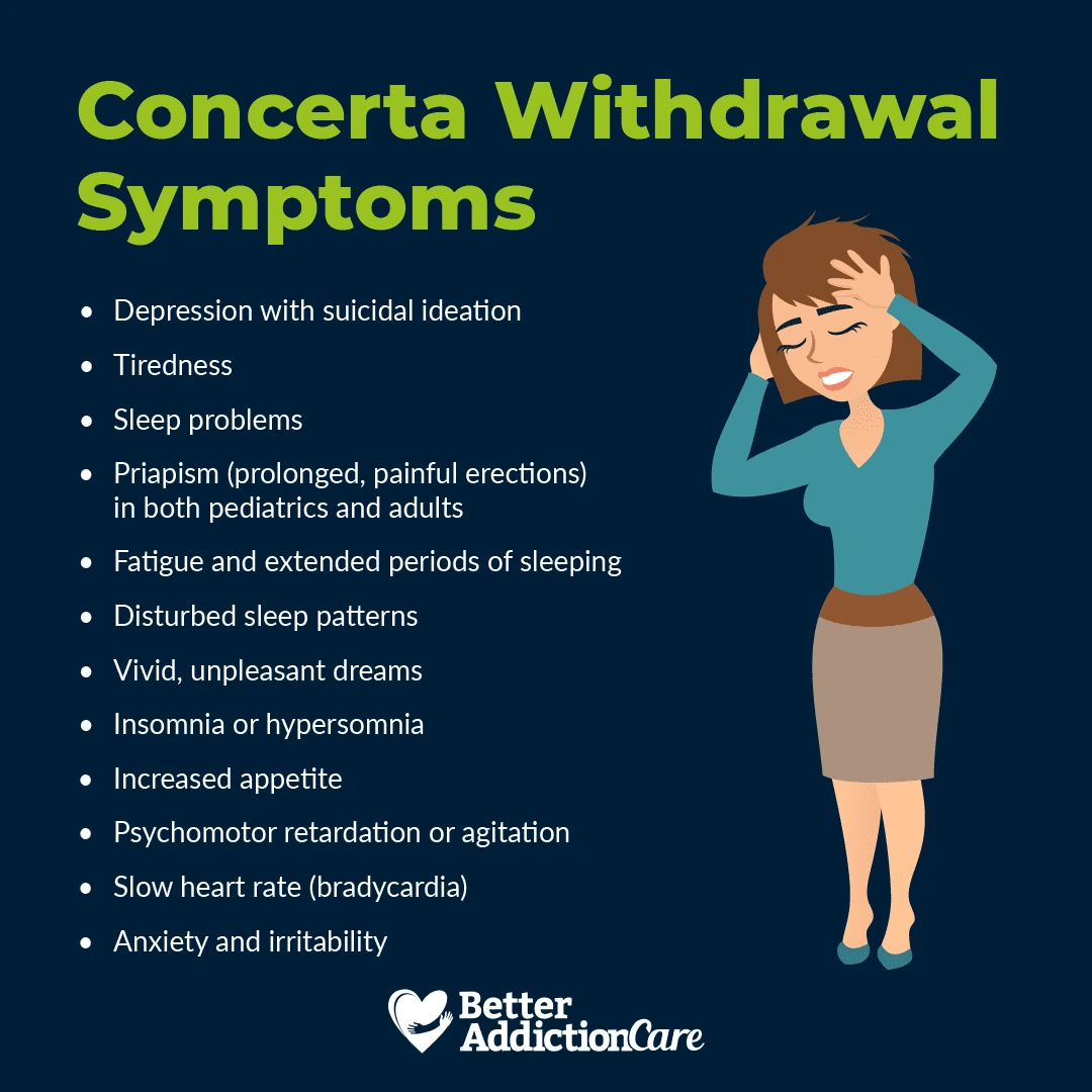 Concerta Withdrawal Symptoms