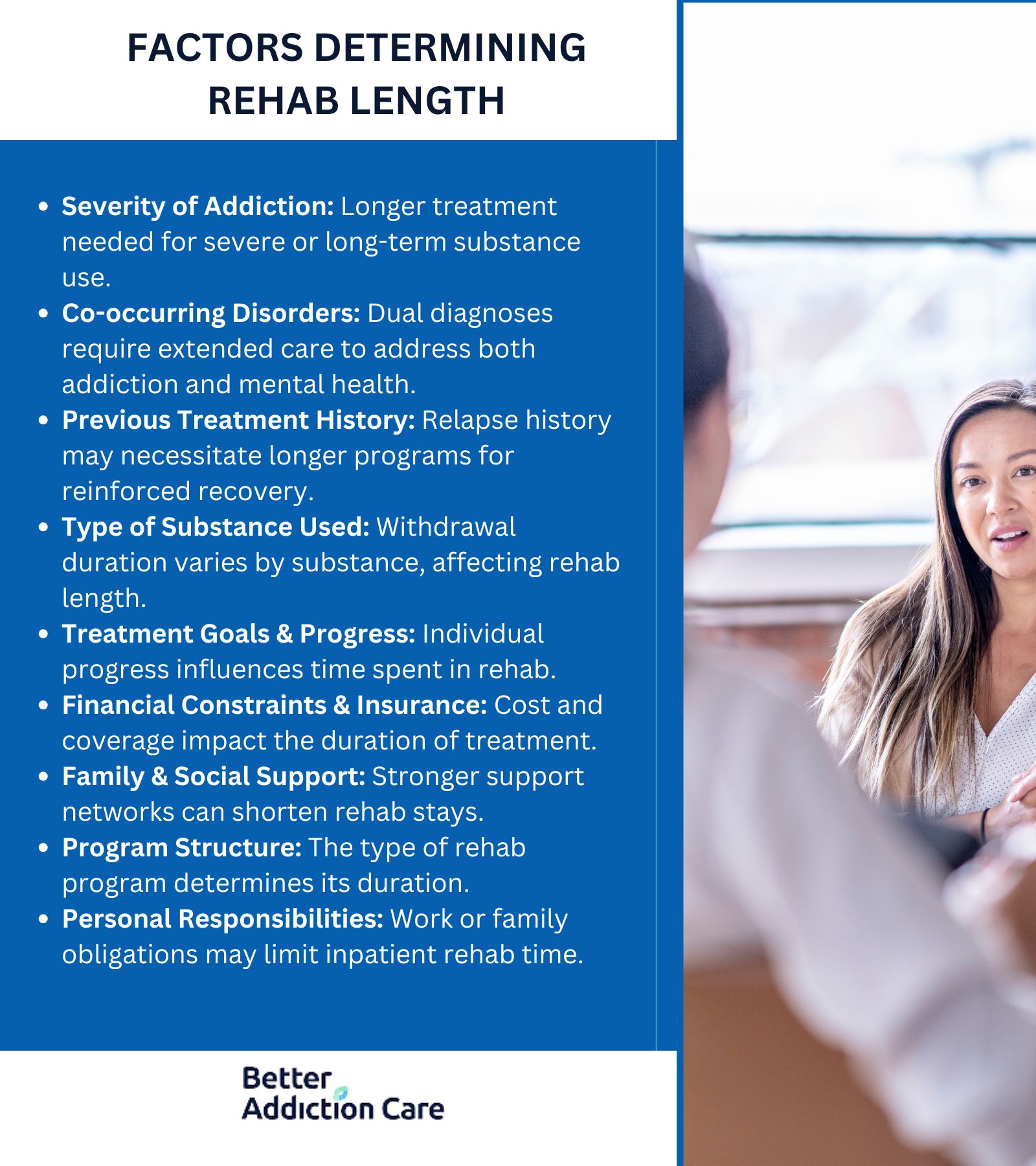 Factors Determining Rehab Length