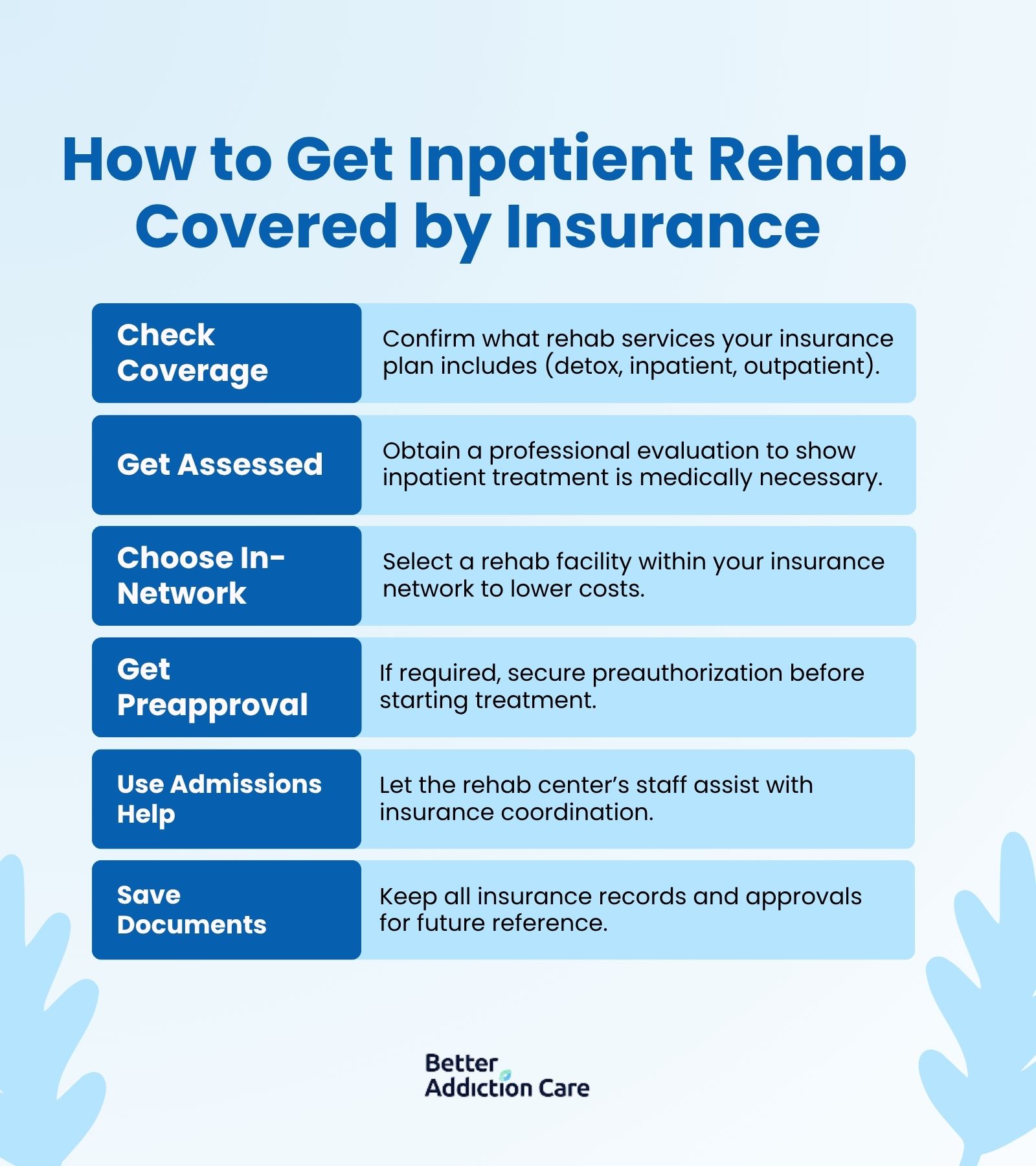How to Get Inpatient Rehab Covered by Insurance 