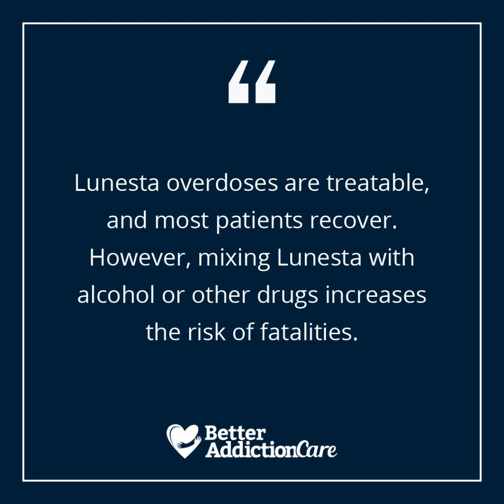 Lunesta Overdose Treatable