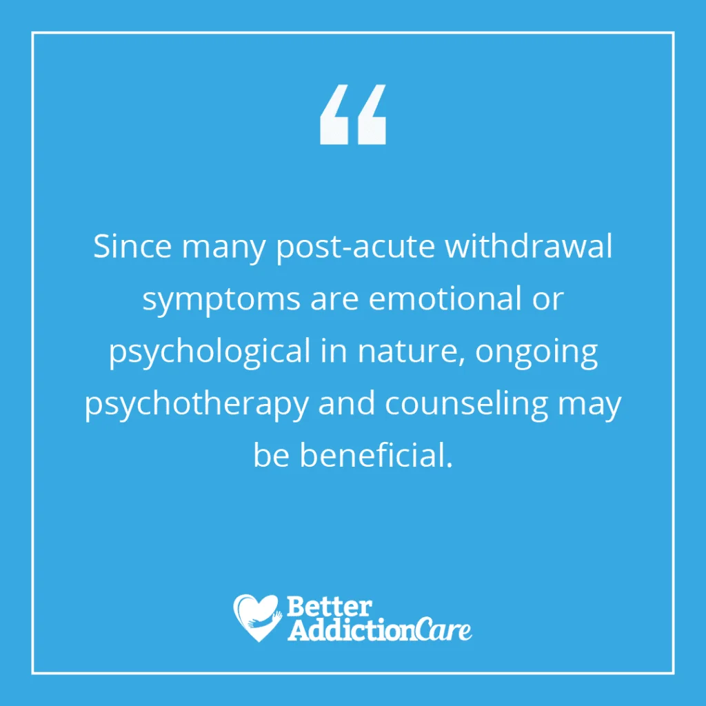 Is PAWS a Risk Factor for Relapse