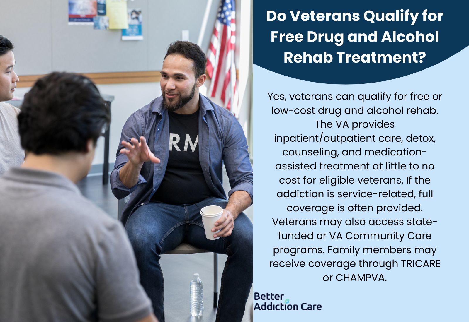 Do Veterans Qualify for Free Drug and Alcohol Rehab Treatment