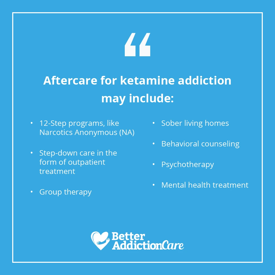 Ketamine Addiction Aftercare