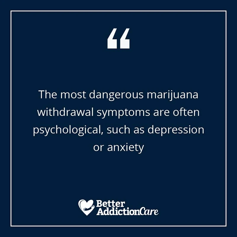 Is Marijuana Withdrawal Dangerous