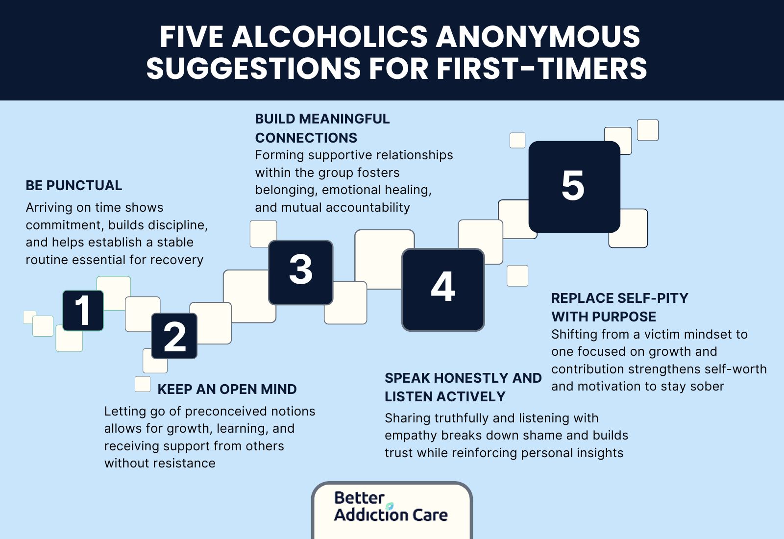 Five Useful AA Tips for Newcomers Five Useful AA Tips for Newcomers