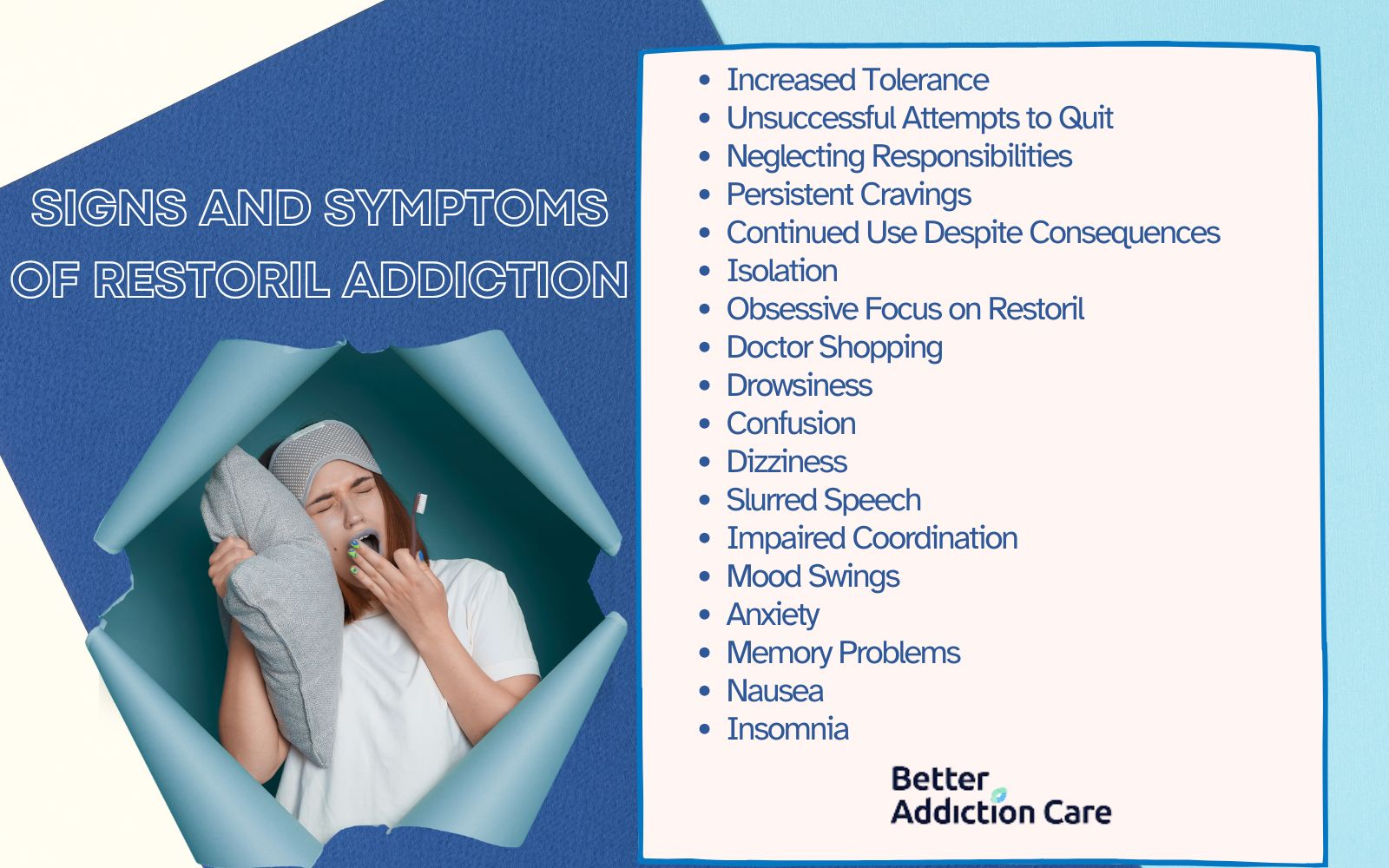 Signs and Symptomps of Restoril Addiction