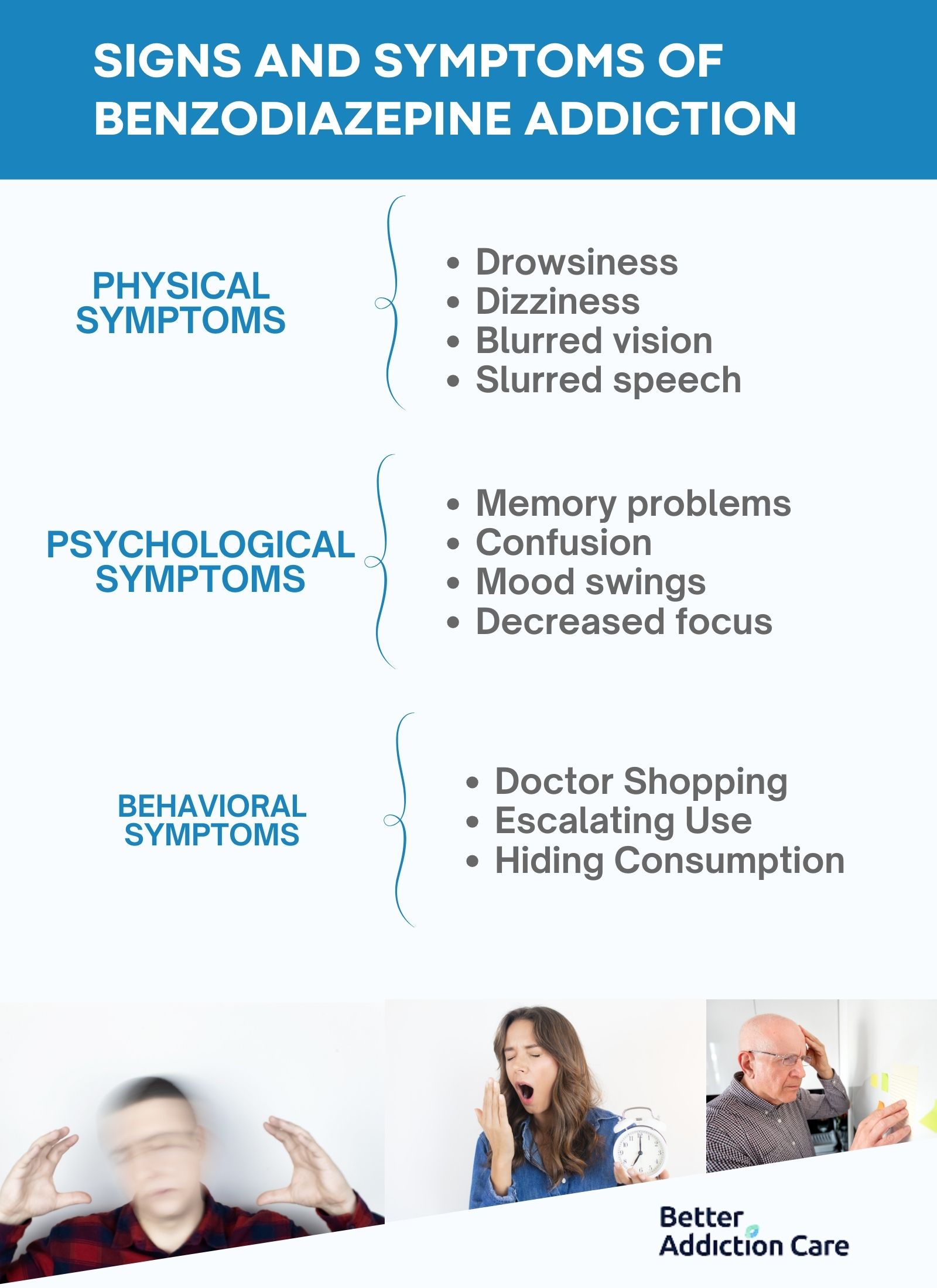 Signs and Symptoms of Benzodiazepine Addiction