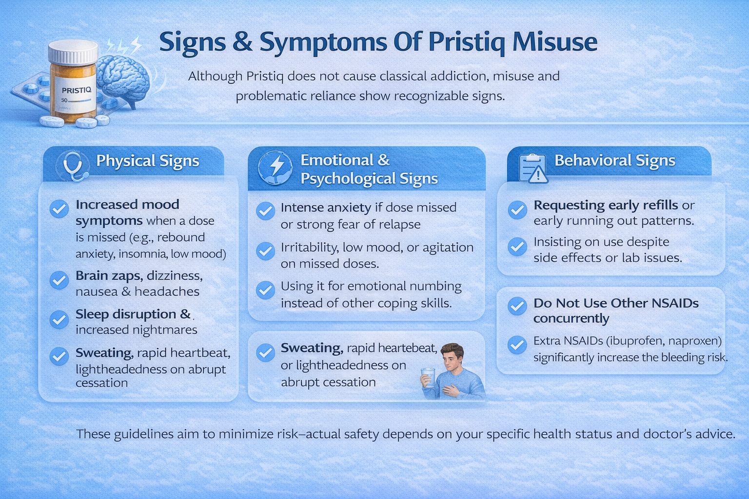 Pristiq Addiction Dangers and Risks of Abuse