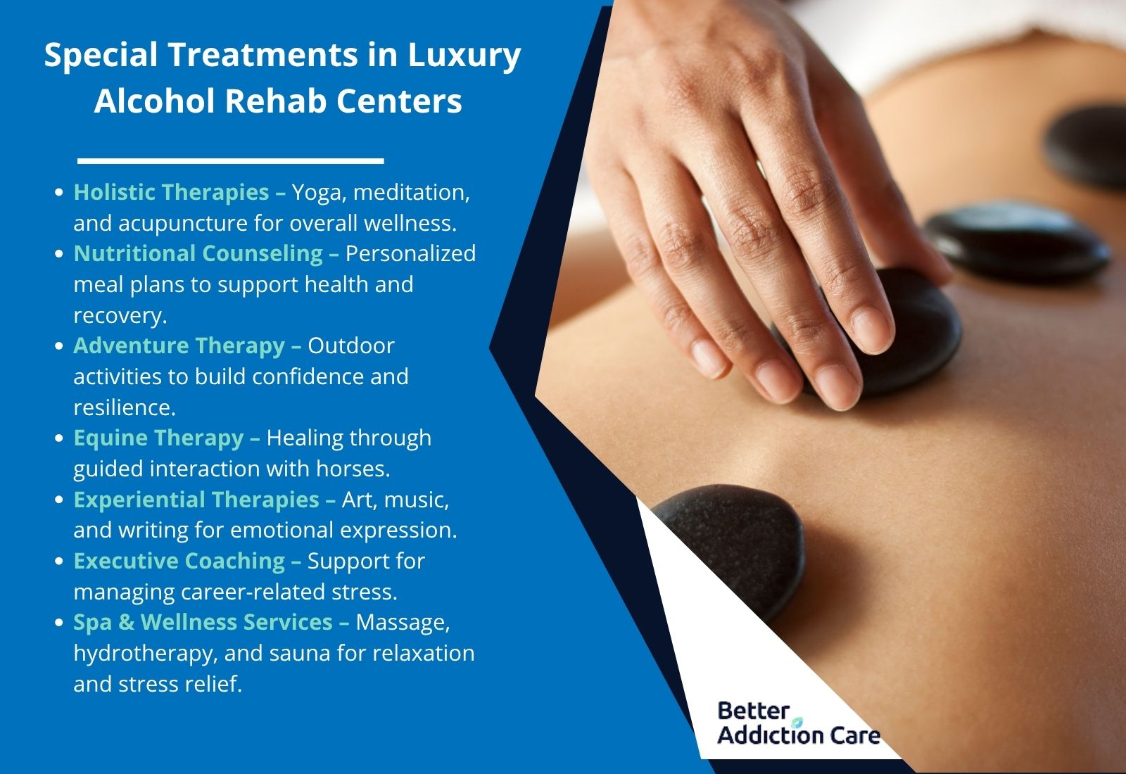 Special Treatments in Luxury Alcohol Rehab Centers