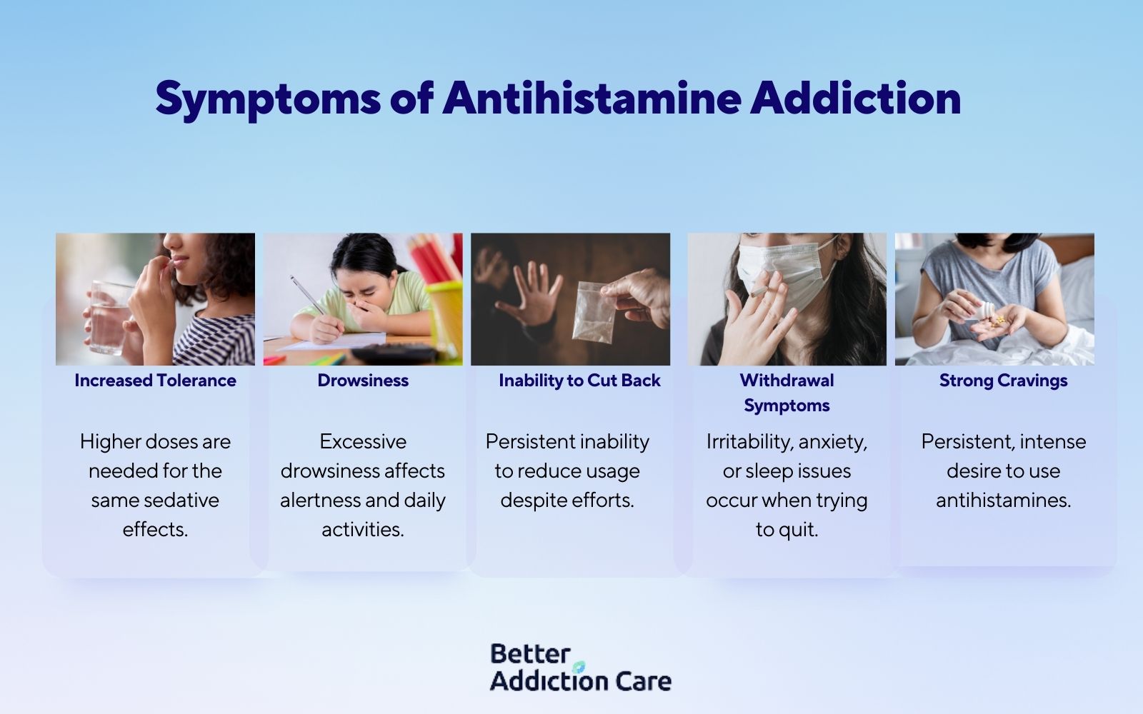 Symptoms of Antihistamine Addiction