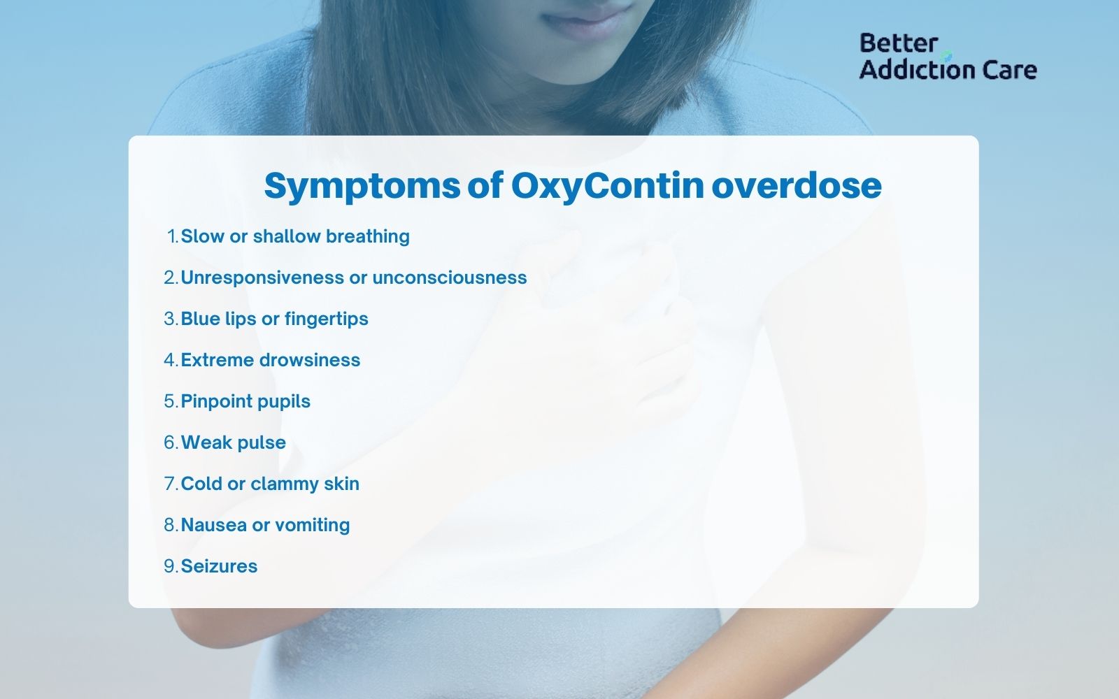 Symptoms of Oxycontin Overdose