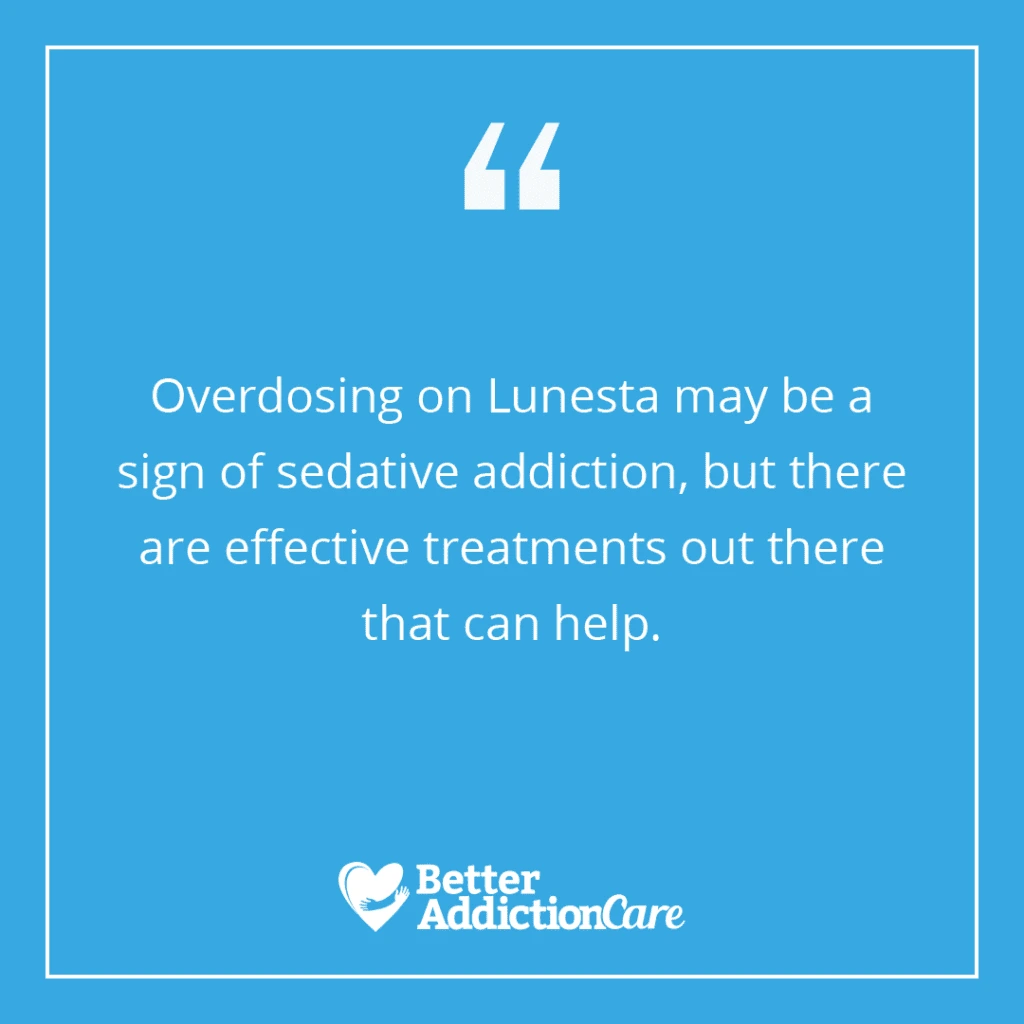 Lunesta Overdose Sedative Addiction