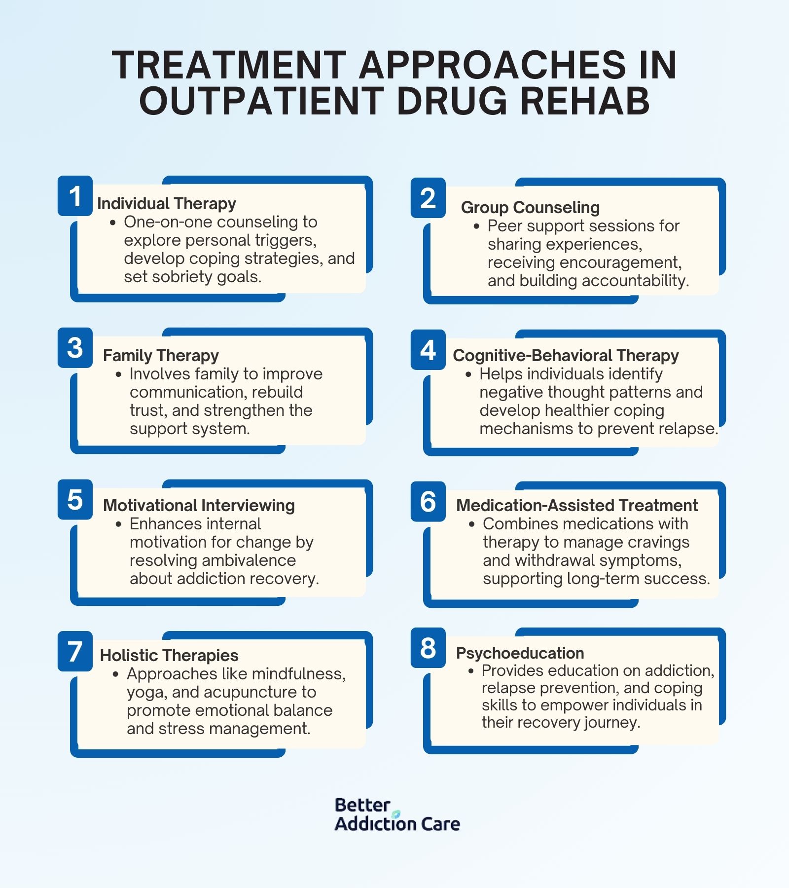 Treatment Approaches in Outpatient Drug Rehab