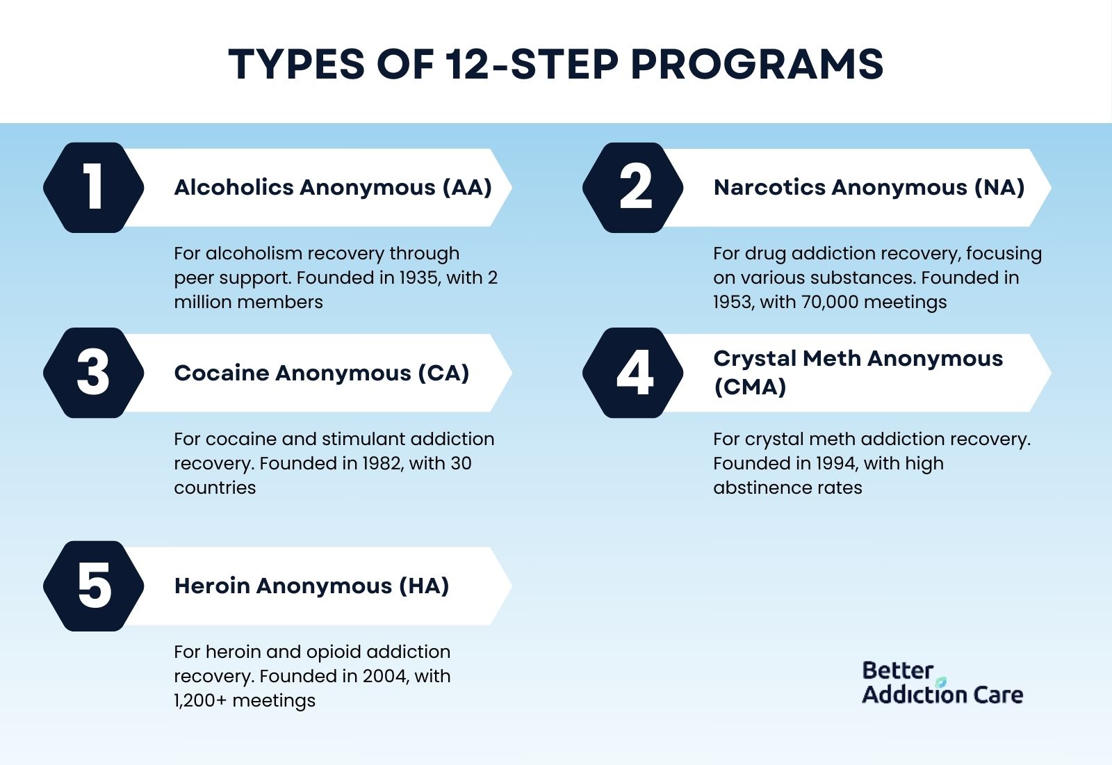 Types of 12 Step Programs