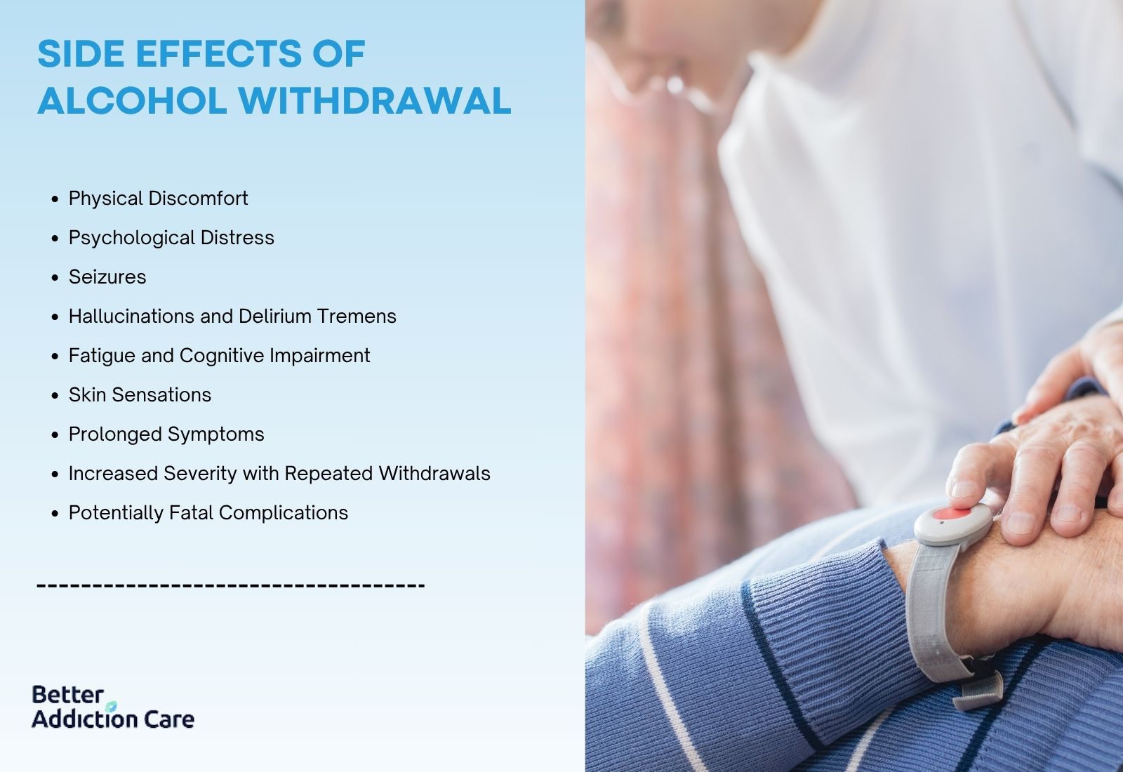 Learning About the Side Effects of Alcohol Withdrawal Learning About the Side Effects of Alcohol Withdrawal