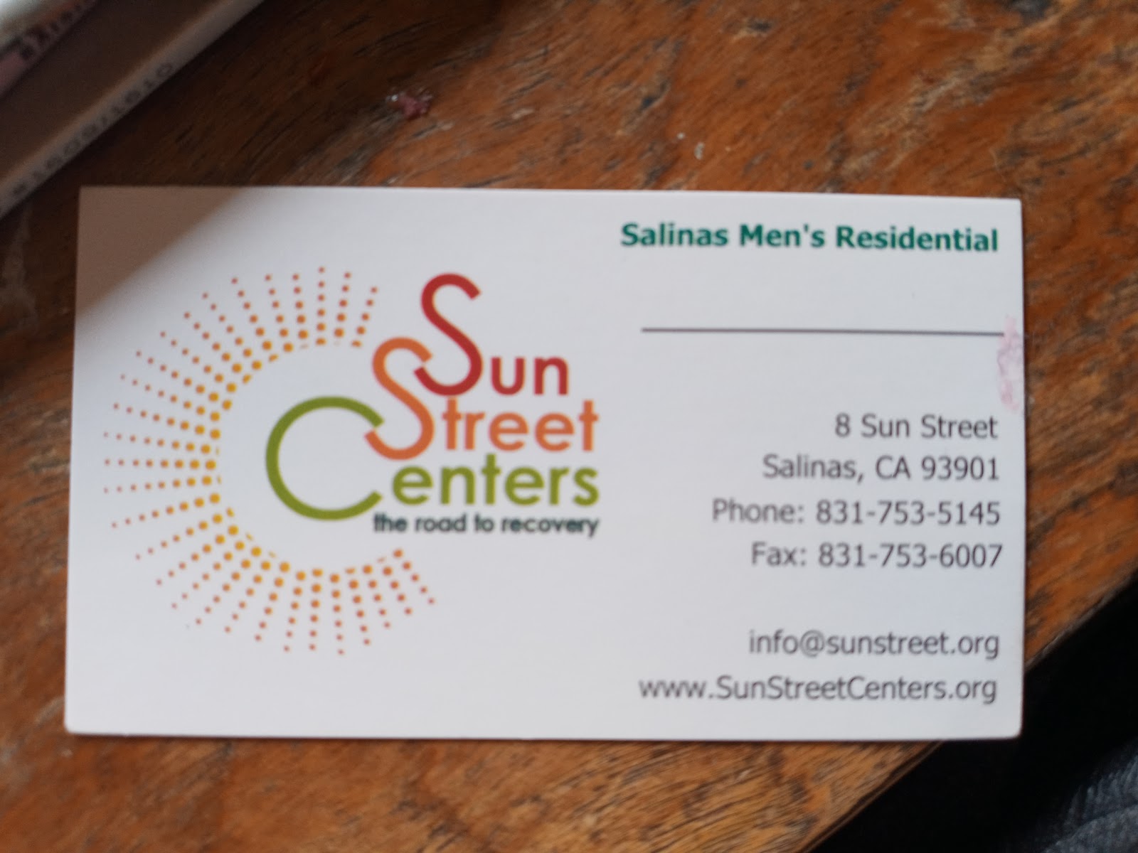 Sun Street Centers - Men's Residential Program