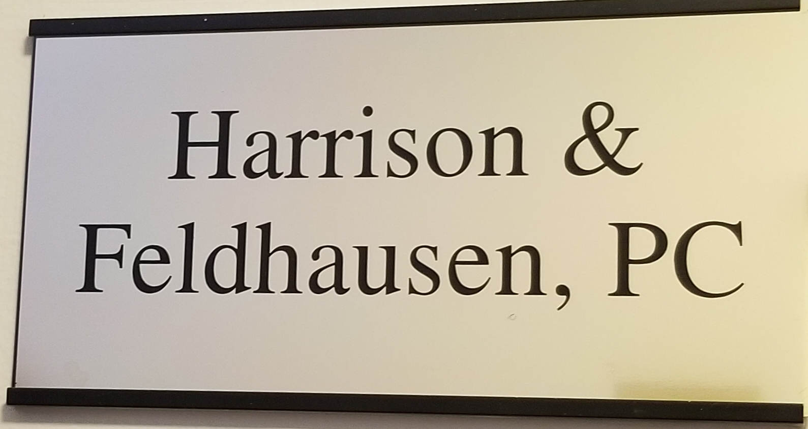 Harrison and Feldhausen PCC