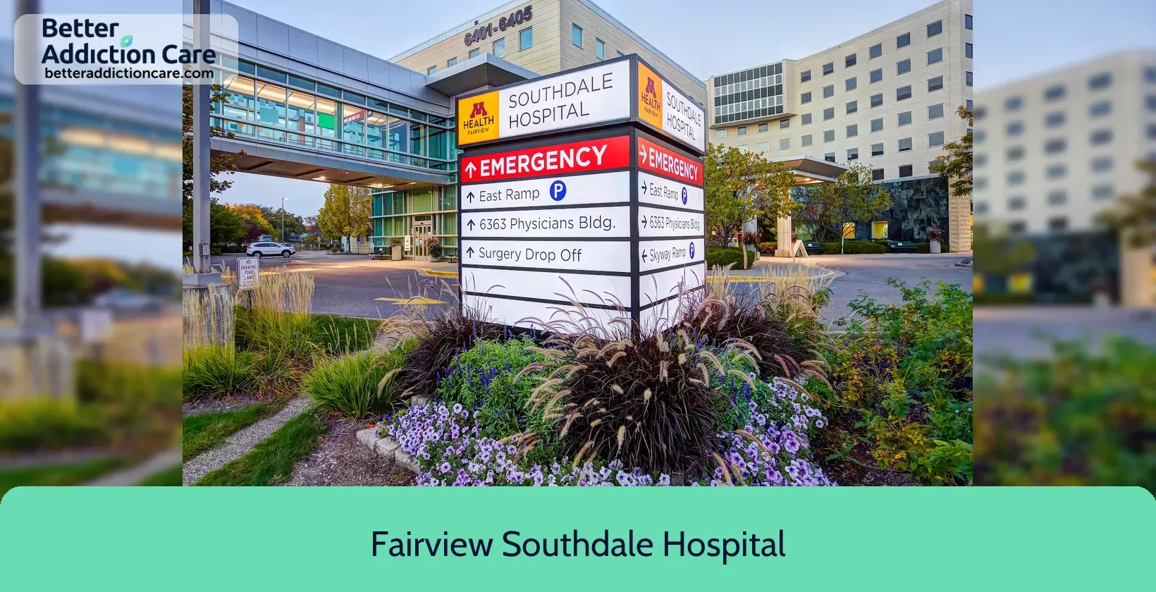 Fairview Southdale Hospital 6401 France Avenue 1 Fairview Southdale Hospital 6401 France Avenue 1