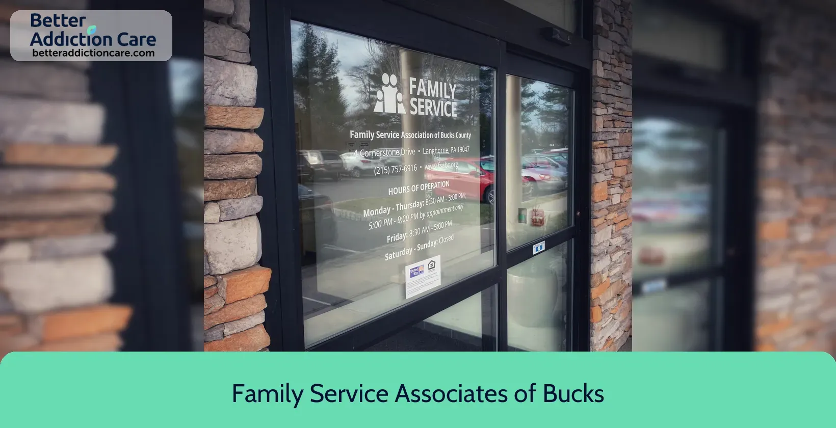 Family Service Associates 4 Cornerstone Drive 9