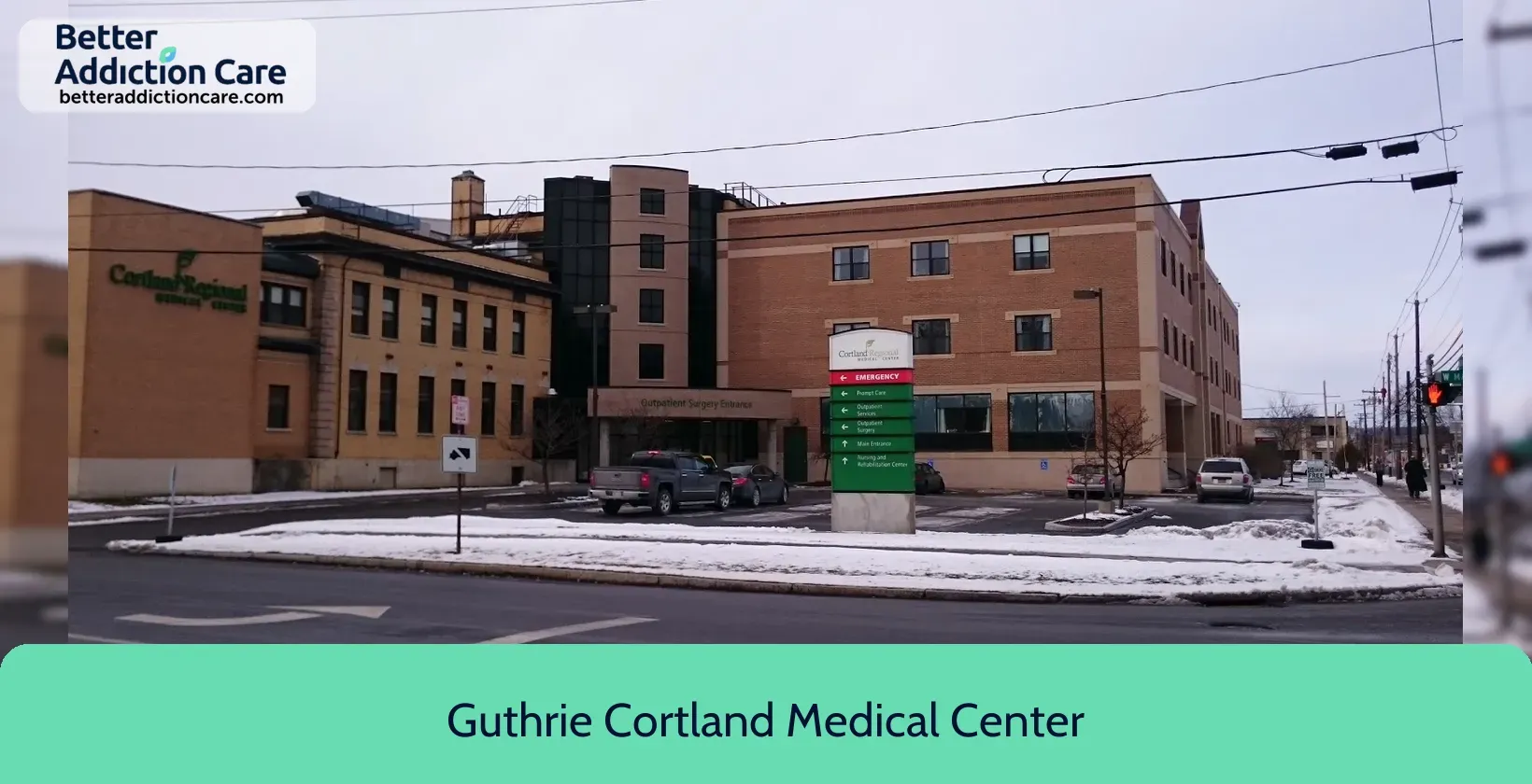 Guthrie Cortland Medical 134 Homer Avenue 1 Guthrie Cortland Medical 134 Homer Avenue 1