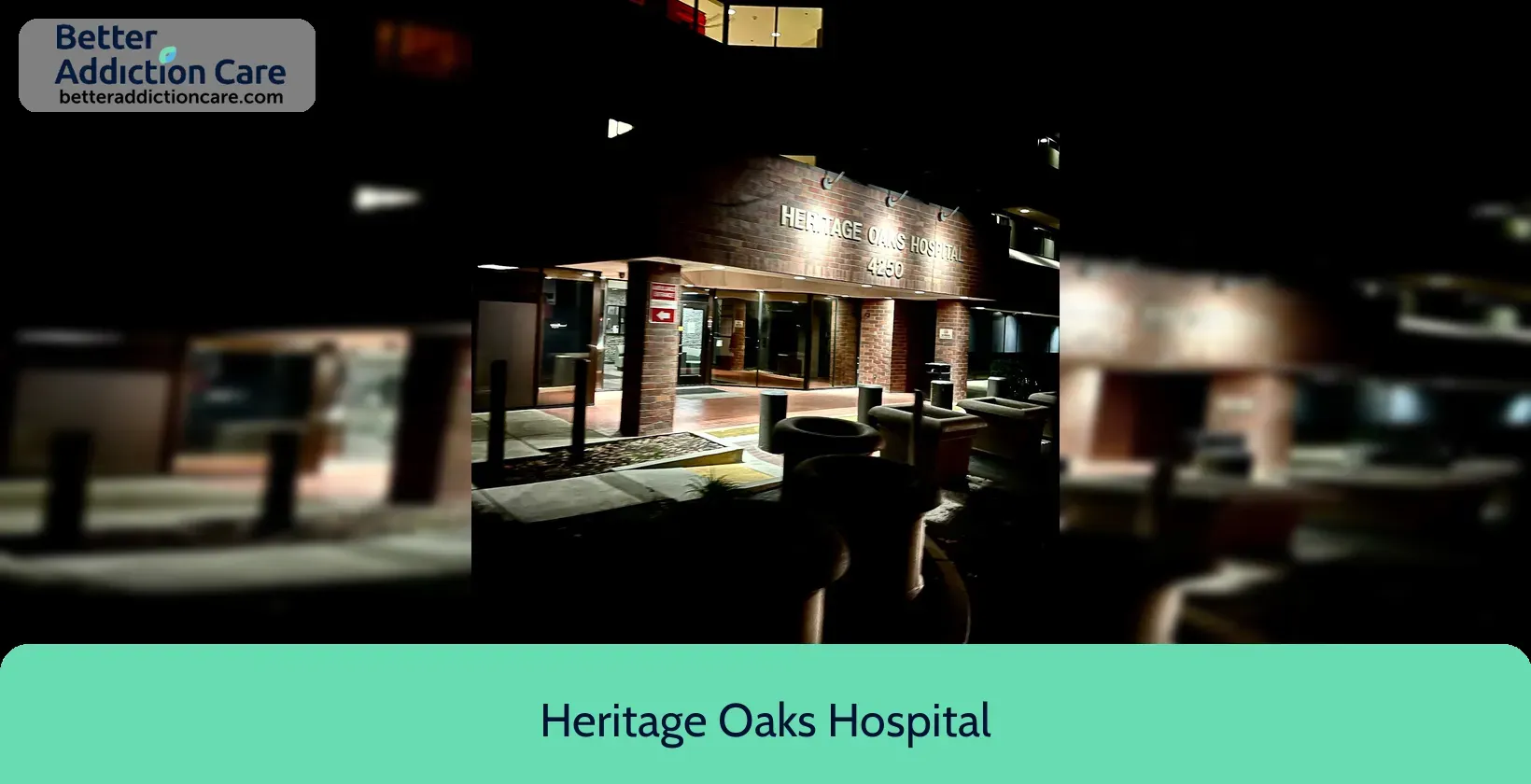 Heritage Oaks Hospital 4250 Auburn Boulevard 7