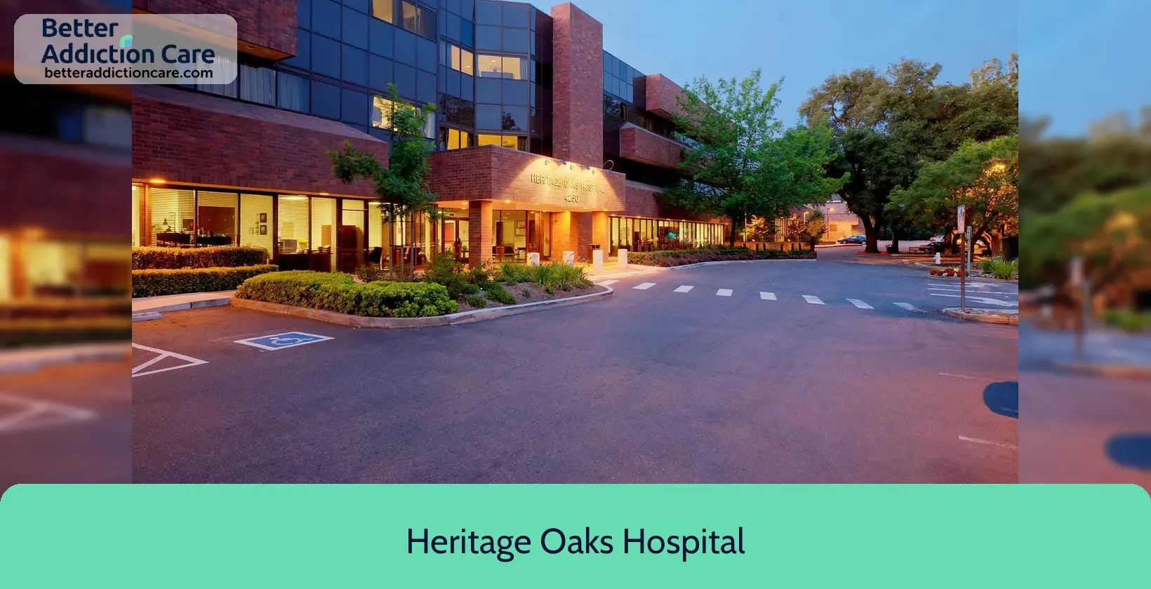 Heritage Oaks Hospital 4250 Auburn Boulevard 9