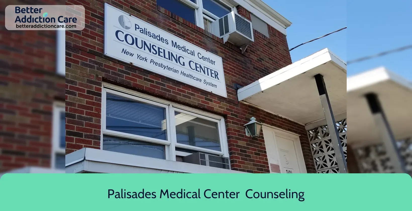 Palisades Medical Center 7101 Kennedy Boulevard 1 Palisades Medical Center 7101 Kennedy Boulevard 1