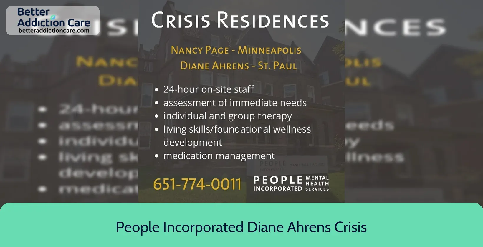 People Incorporated Diane 1784 Lacrosse Avenue 5