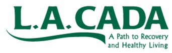 LACADA - Los Angeles Center for Alcohol and Drug Abuse logo