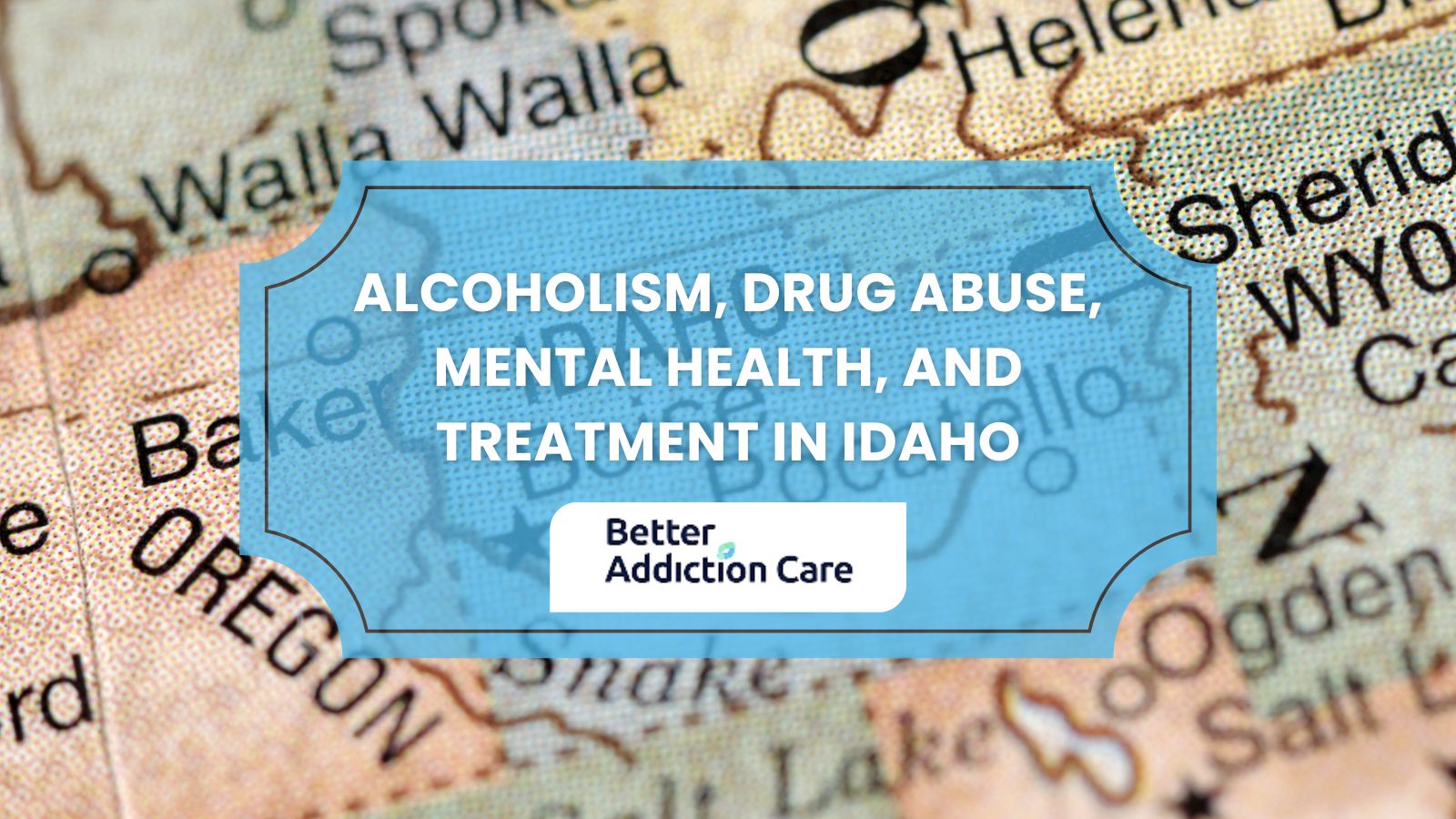 Alcoholism, Drug Abuse, Mental Health, and Treatment in Idaho