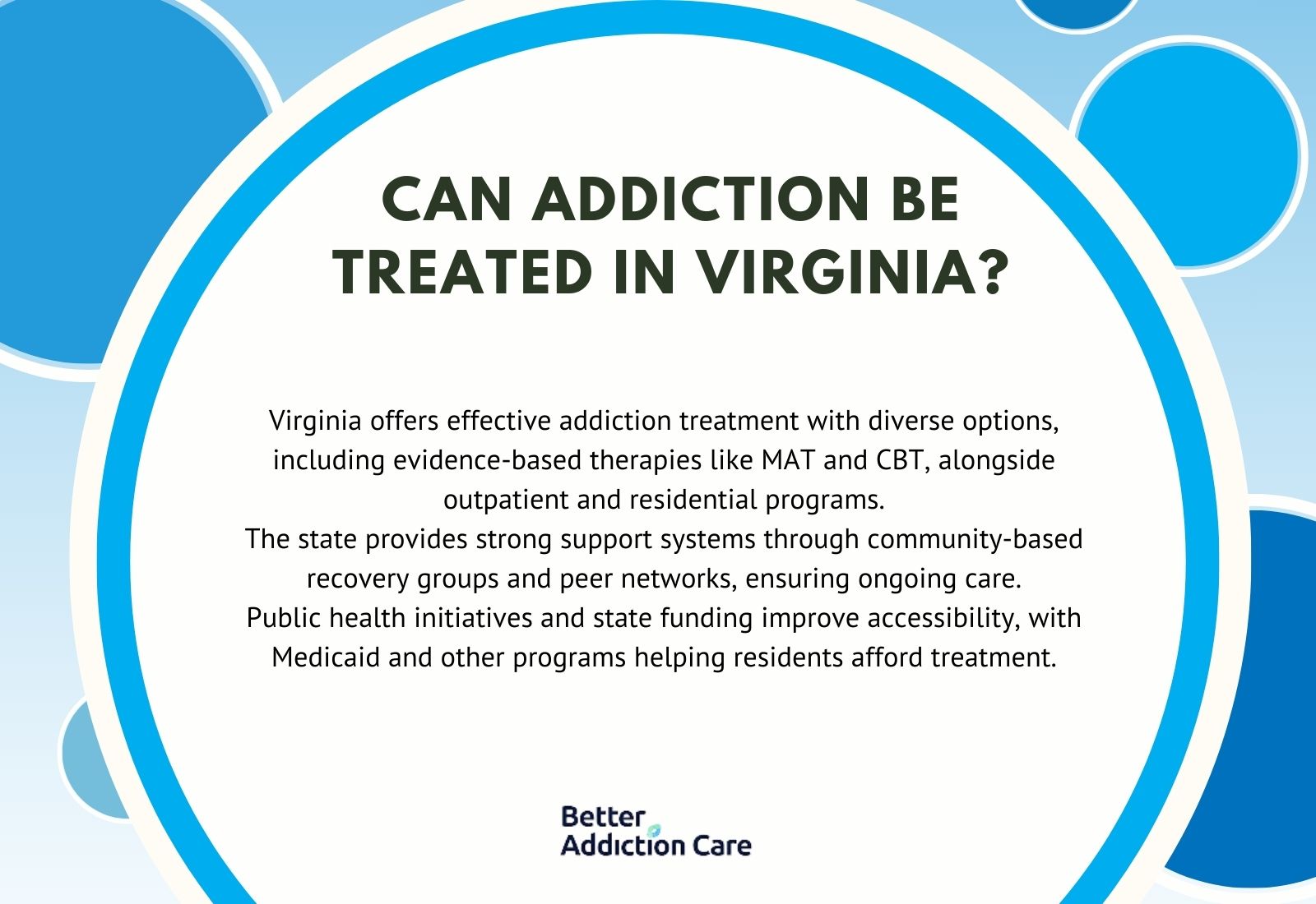 Can Addiction be Treated in Virginia?