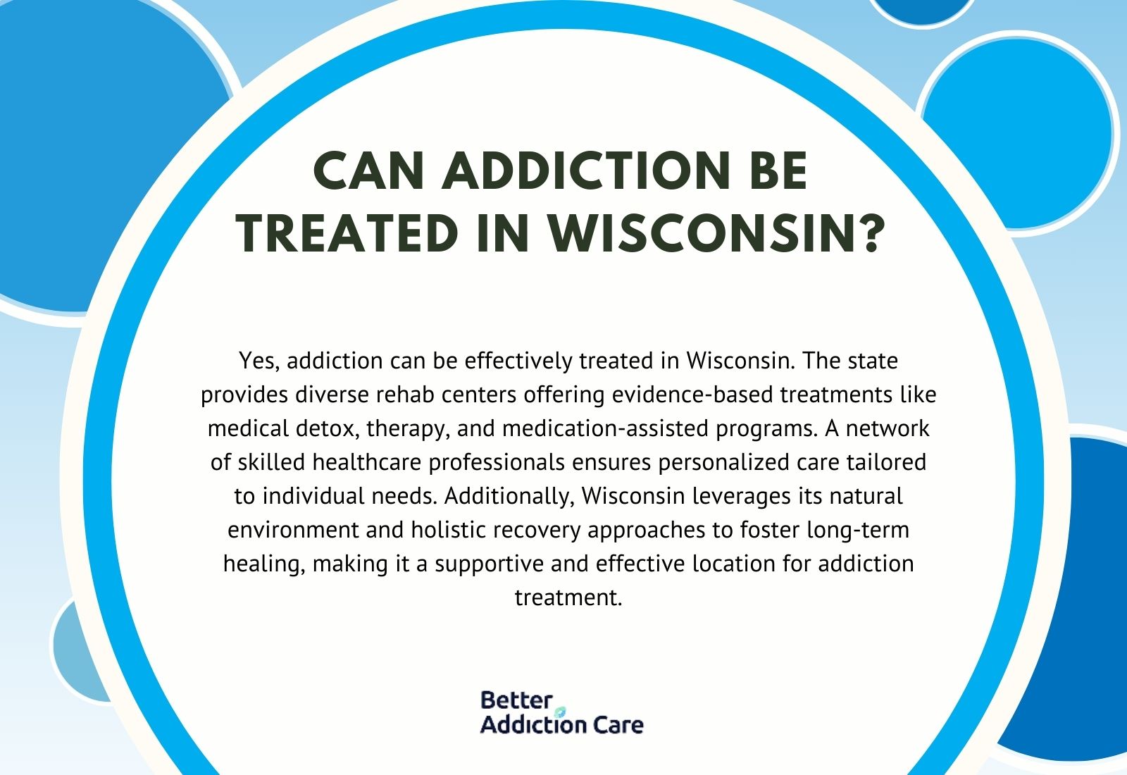 Can Addiction be Treated in Wisconsin?